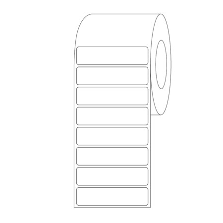 Label, Blank Direct Thermal 1 X 4